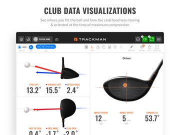 TrackMan Golf Pro iPad screenshot