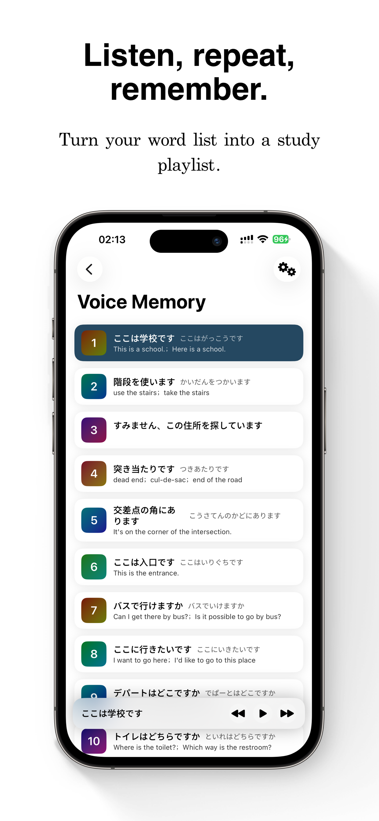 FreeLingo Language Flashcards screenshot 7