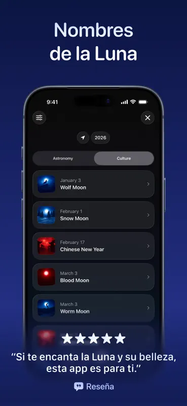 Moonlitt: fases de la Luna screenshot 7 of 10