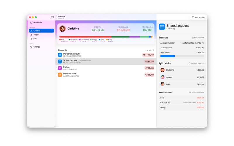 Envelope app screenshot 2