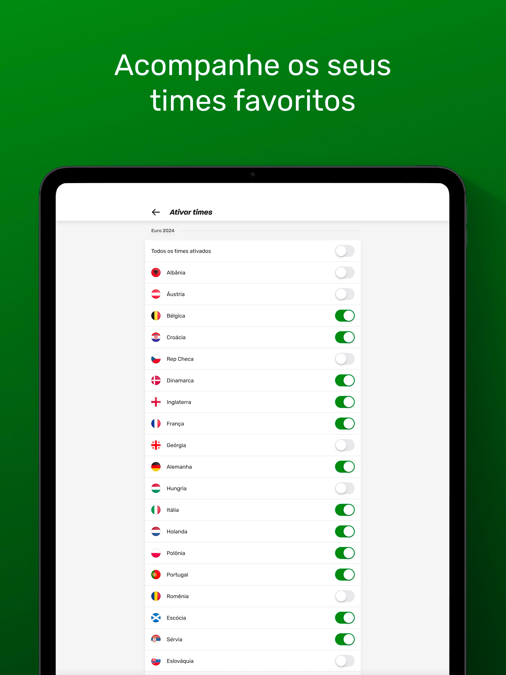 AlertaGol - Placar de Futebol