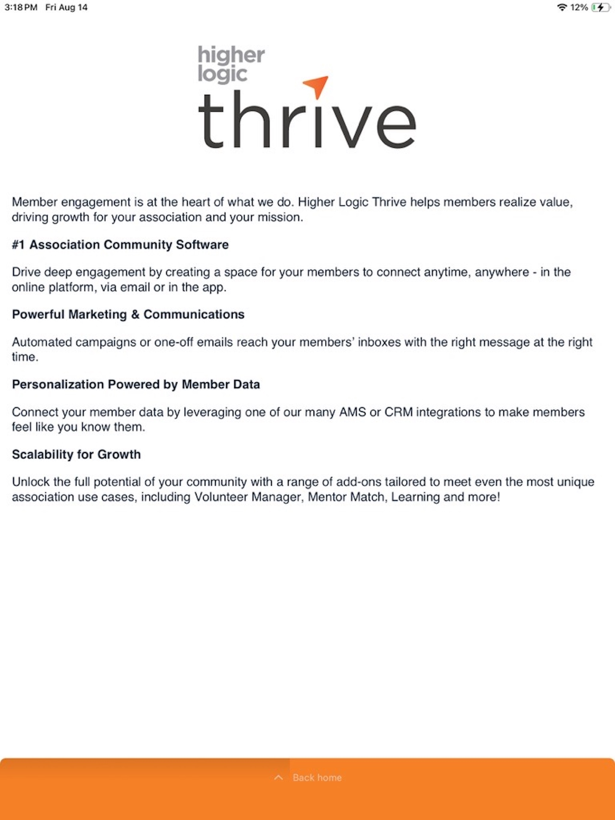 Higher Logic screenshot 8