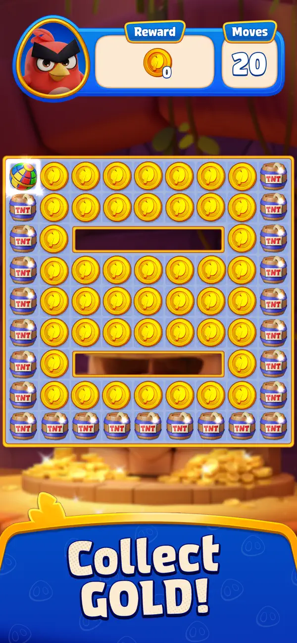 Angry Birds Match iOS Mod IPA screenshot 5 - iOS game interface