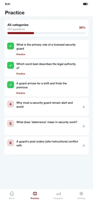 SIRA Security Guard Exam UAE screenshot 2