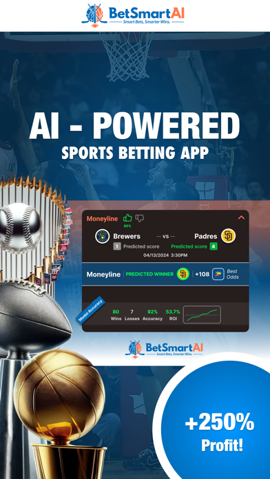 AI Sports Betting : BetSmartAI Screenshot