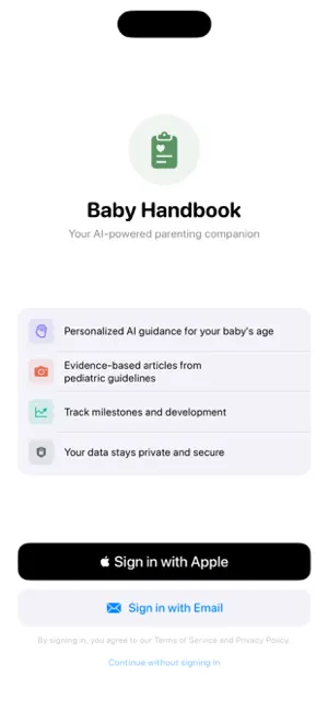 The Baby Handbook screenshot 1