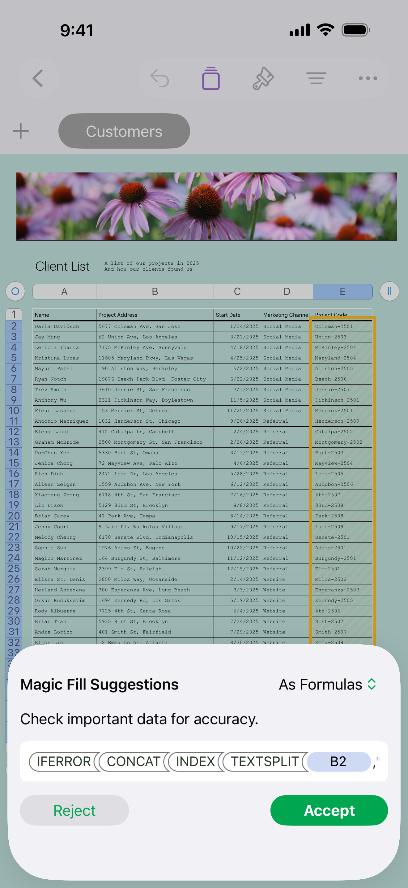 Numbers: Make Spreadsheets
