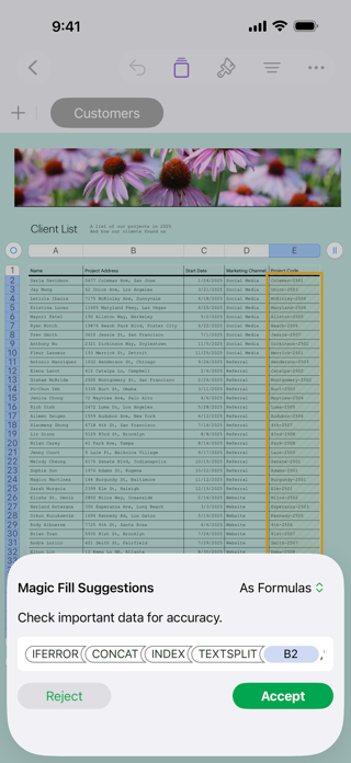 Numbers: Make Spreadsheets Screenshot 5 of 10