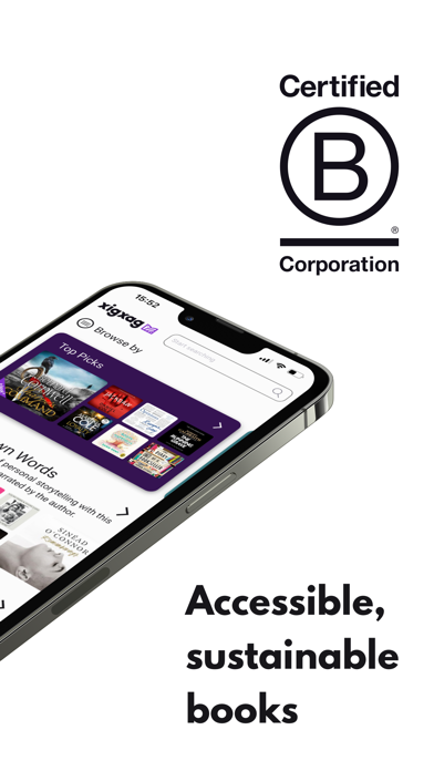 xigxag: Audiobooks, but Better Screenshot