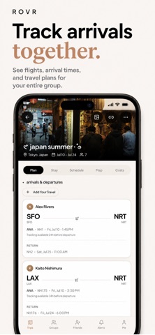ROVR Travel Planner screenshot