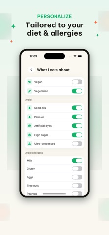 CleanBite: Food Scanner iPhone screenshot