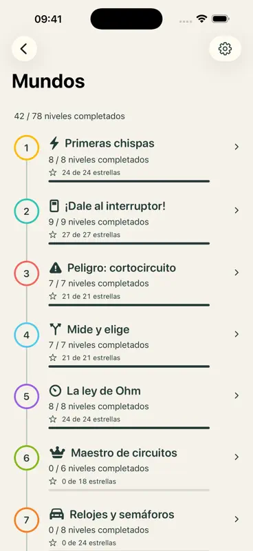 Voltios: puzzles de circuitos screenshot 2 of 6