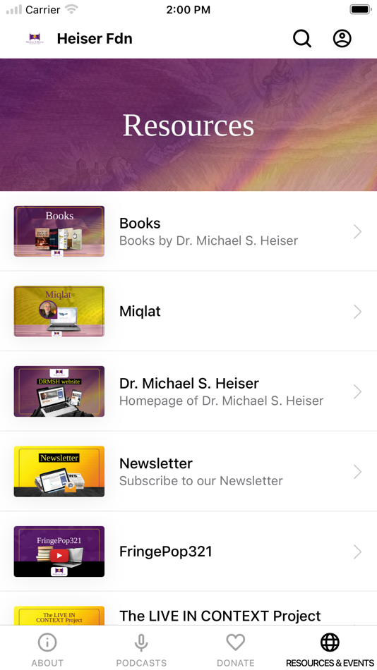 #4. Michael S. Heiser Foundation (iOS) 由: MIQLAT