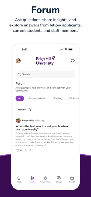Edge Hill CampusConnect iPhone screenshot 2