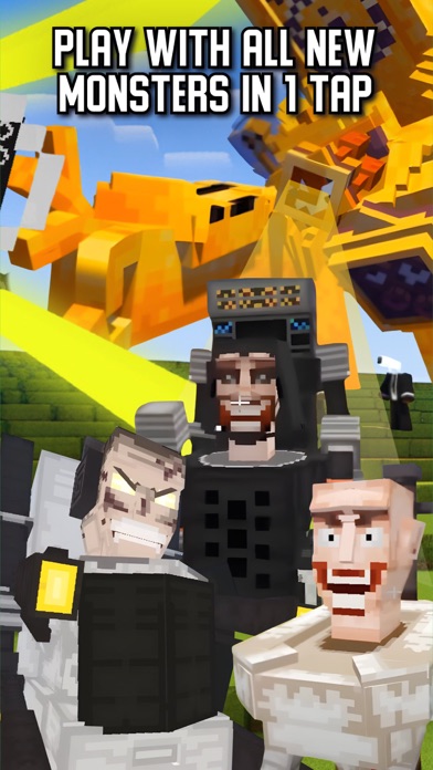 Skibidi VS Cameraman Minecraft Screenshot