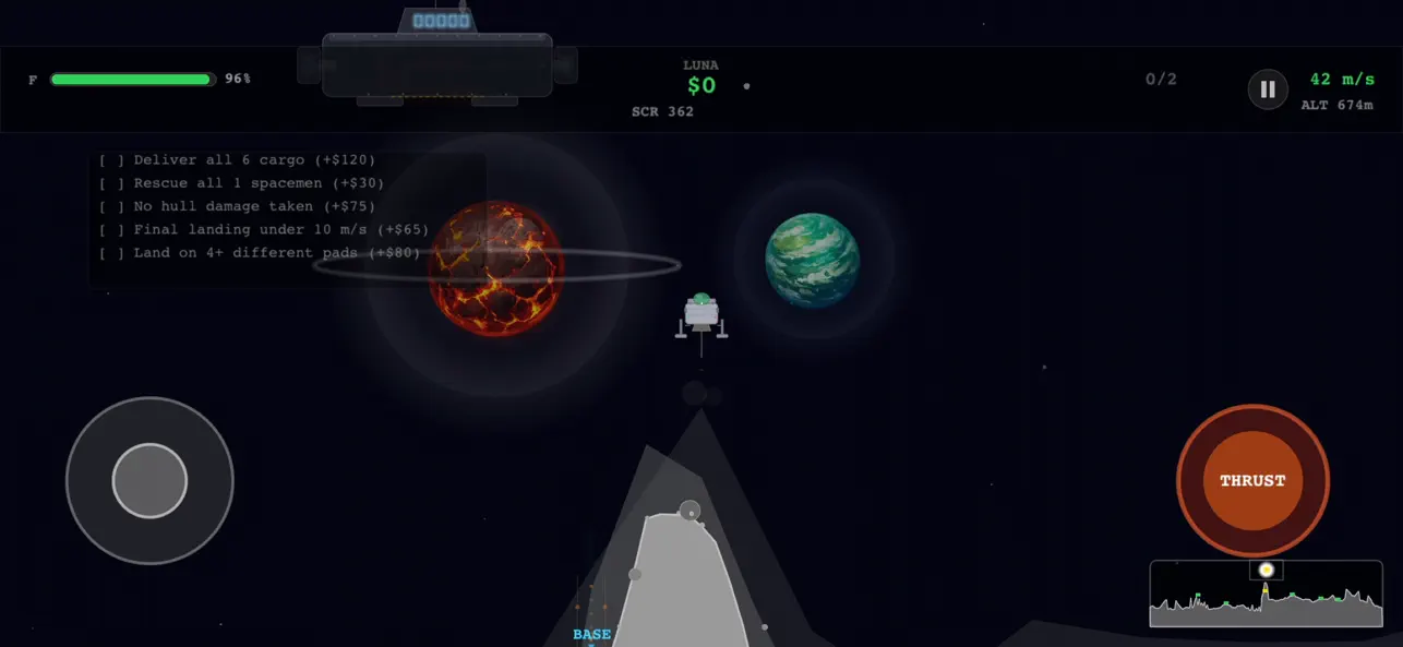 Screenshot #3 pour Frontier Lander