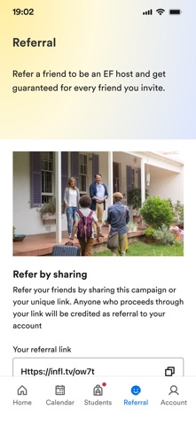 EF Homestay iPhone screenshot