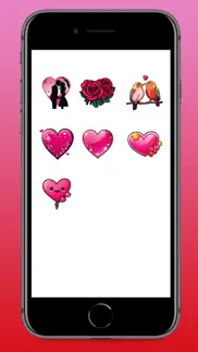 valentine's day fun stickers iphone screenshot 2