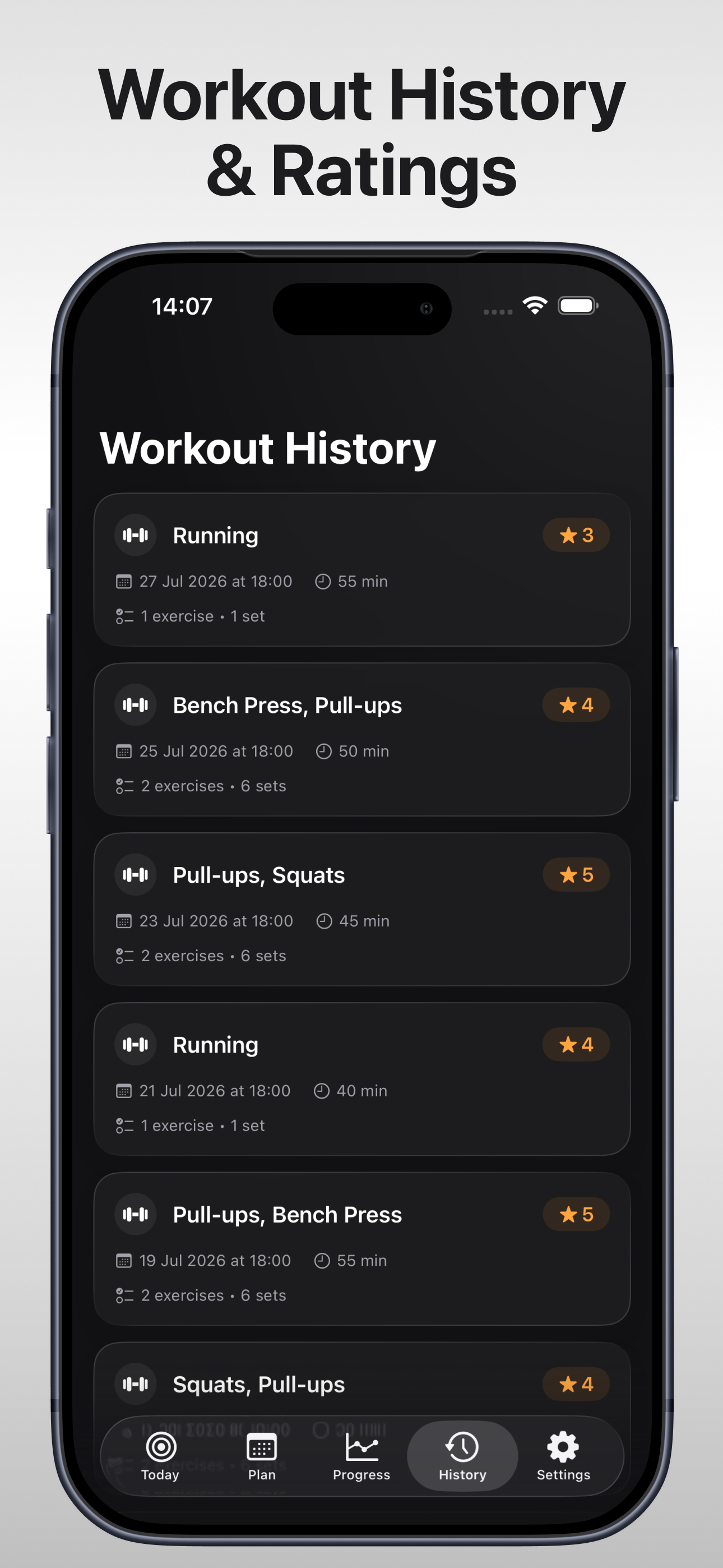 Workout Day: Planner & Tracker screenshot 4