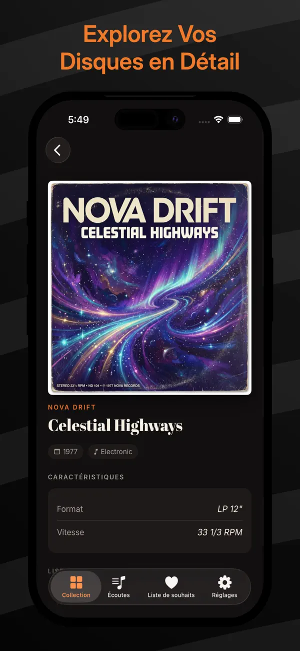 Screenshot #2 pour Vinyl Record Log