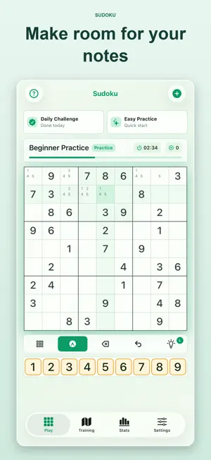 Sudoku - Daily & Training screenshot 4