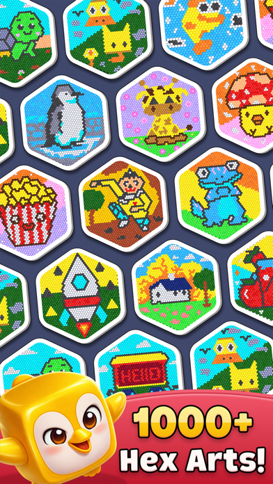 Hexy Hero: Color Puzzle iPhone screenshot