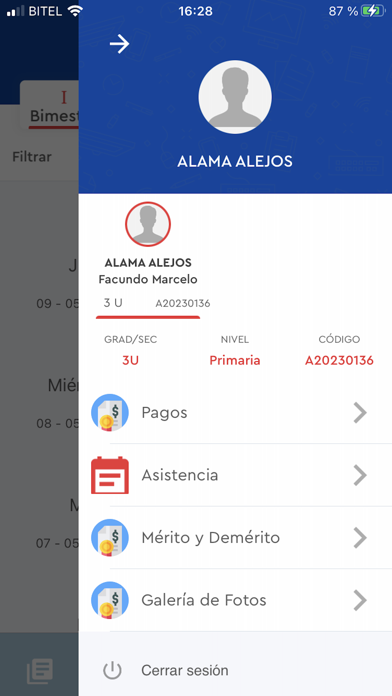 Colegio Santa Lucía Screenshot