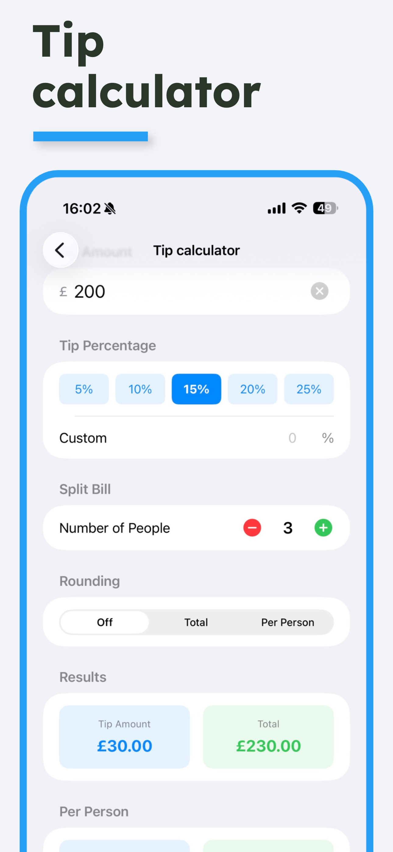 Financial Calculator: Percent screenshot 9