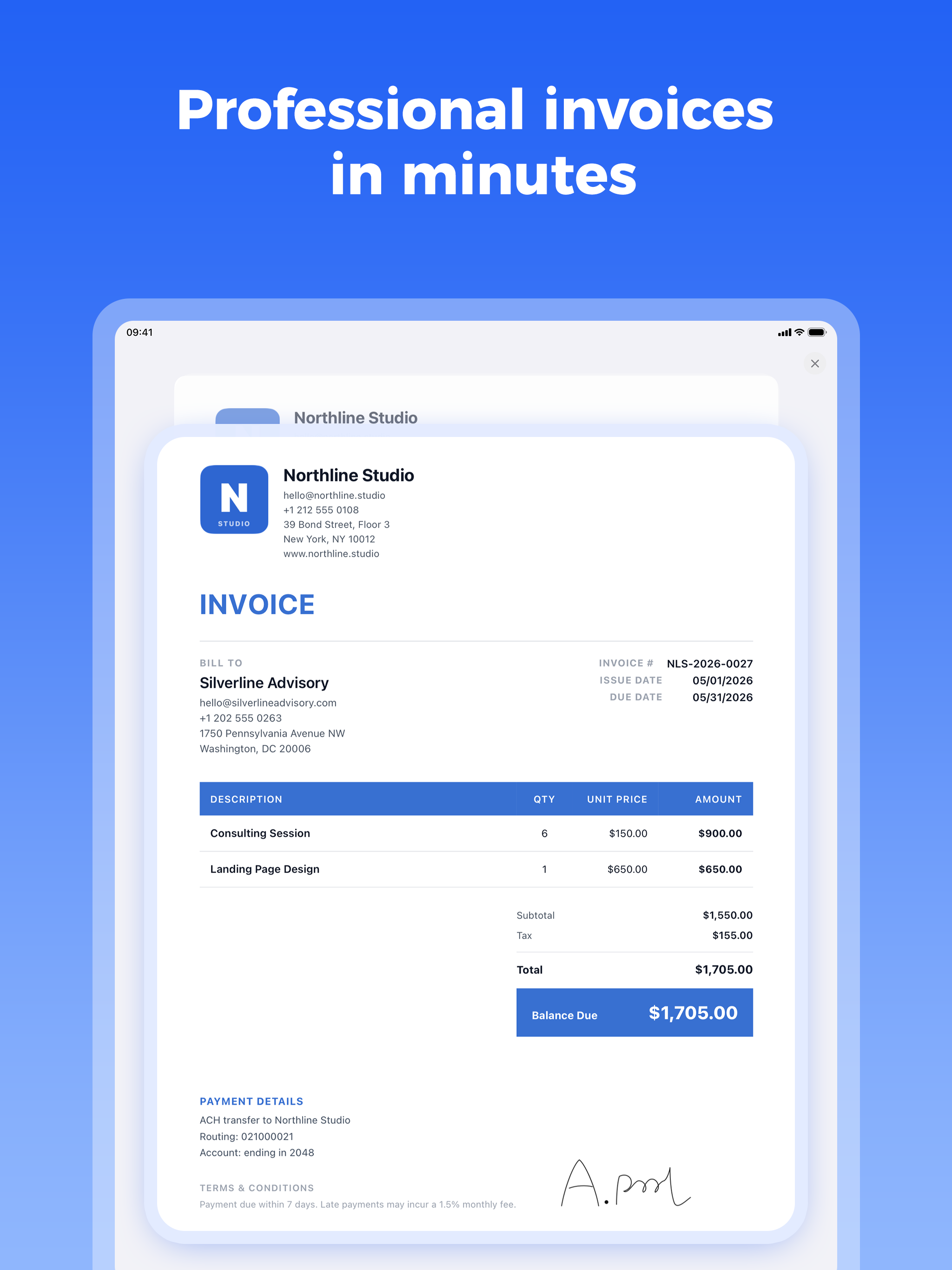Invoice Maker - InvoiceFolio
