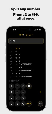 FRAQ CALC Lite Screenshot 5 of 8