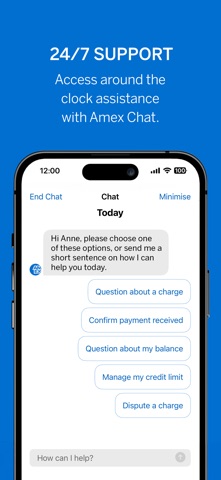 Amex United Kingdom iPhone screenshot 6