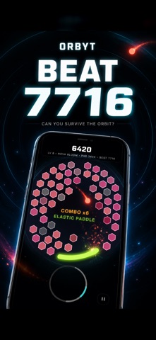 Orbyt : Circular Pong Game screenshot 2