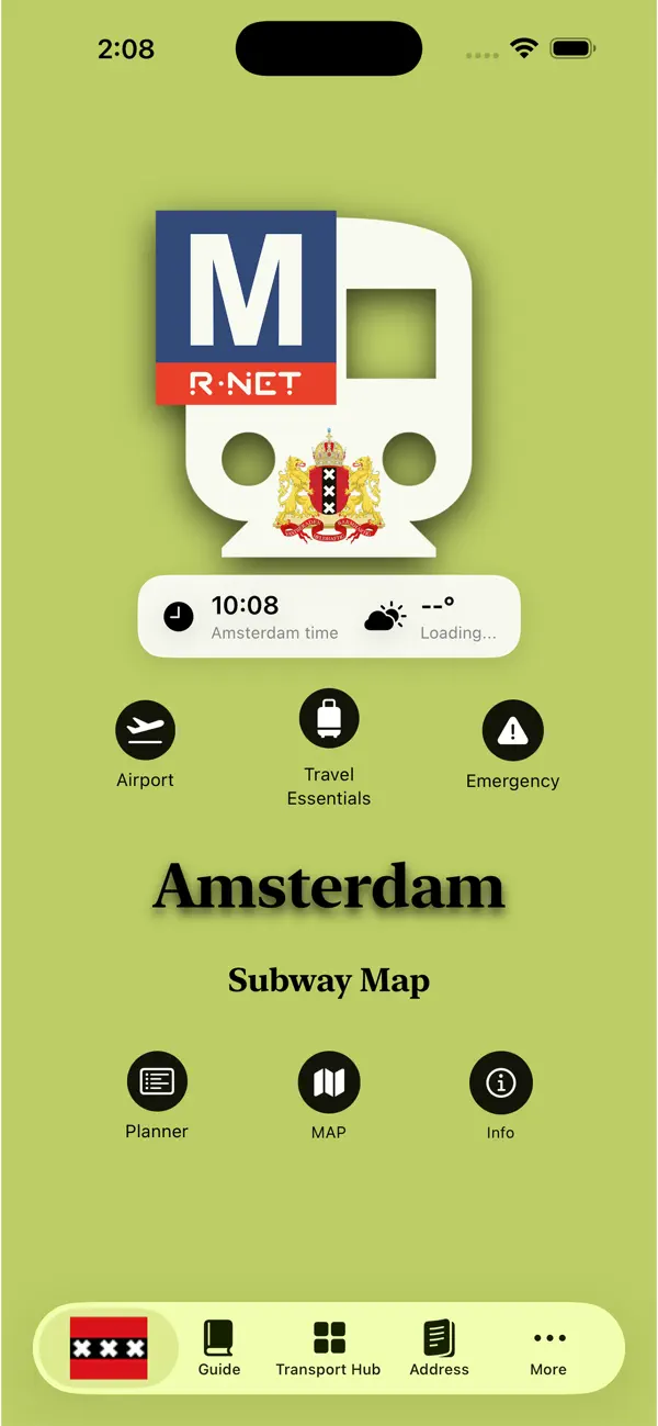 Screenshot #1 pour Amsterdam Subway Map