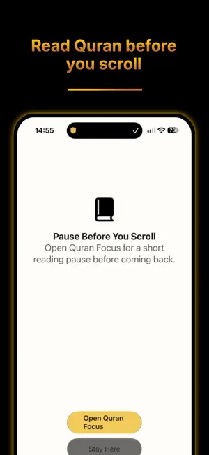 Quran Focus: App Blocker Lock screenshot 2