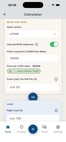 Pointfolio: Miles & Points Screenshot 5 of 8