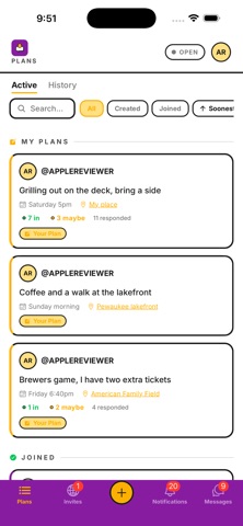 Plurp: Make Plans Screenshot 2 of 4