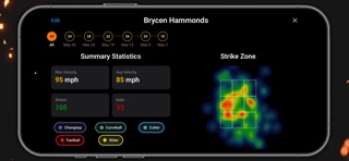 Ember Pitching Analyzer screenshot