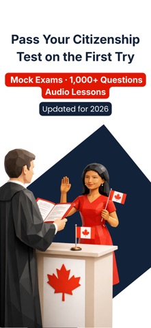 Canadian Citizenship Test Quiz iPhone screenshot 1