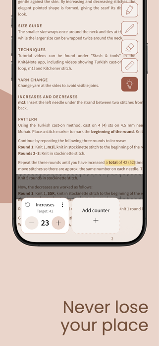 Knitandnote: Knitting App Screenshot 3 of 7
