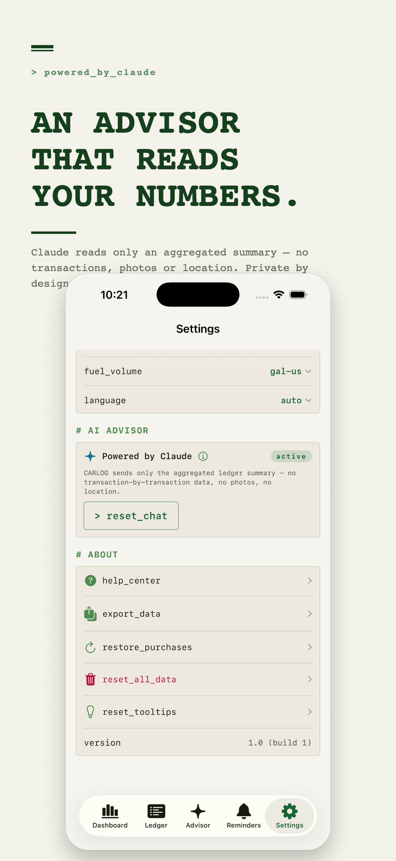 CARLOG AI: Car Expense Tracker