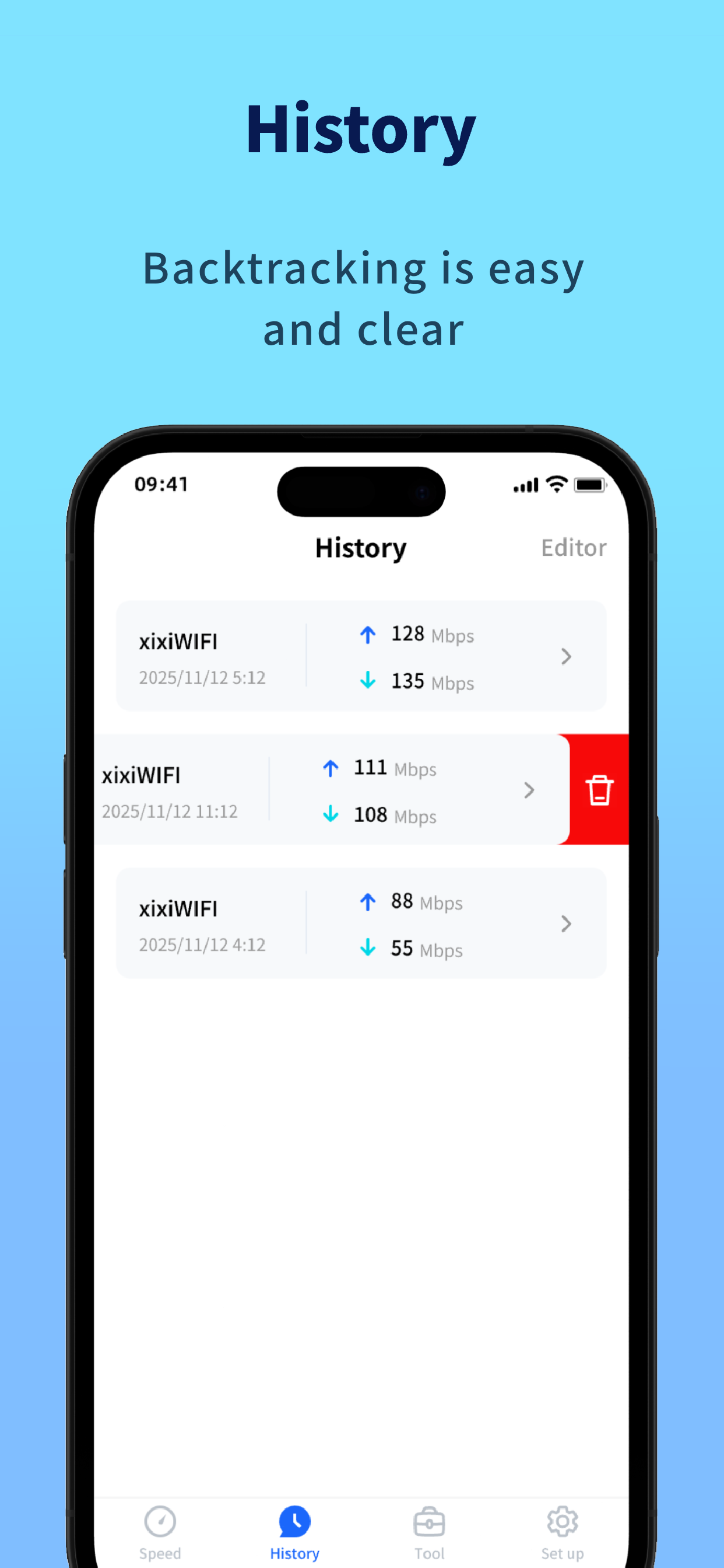 Speed Test - WIFI Analyser