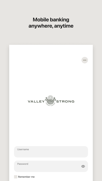 Valley Strong DataMobile Screenshot