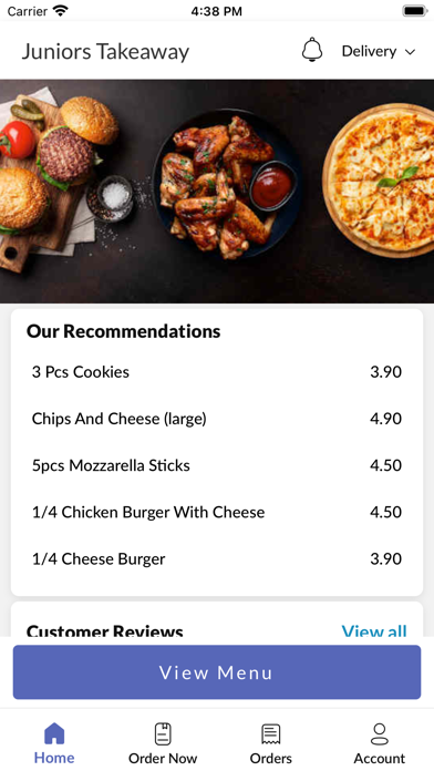 Juniors Takeaway Screenshot