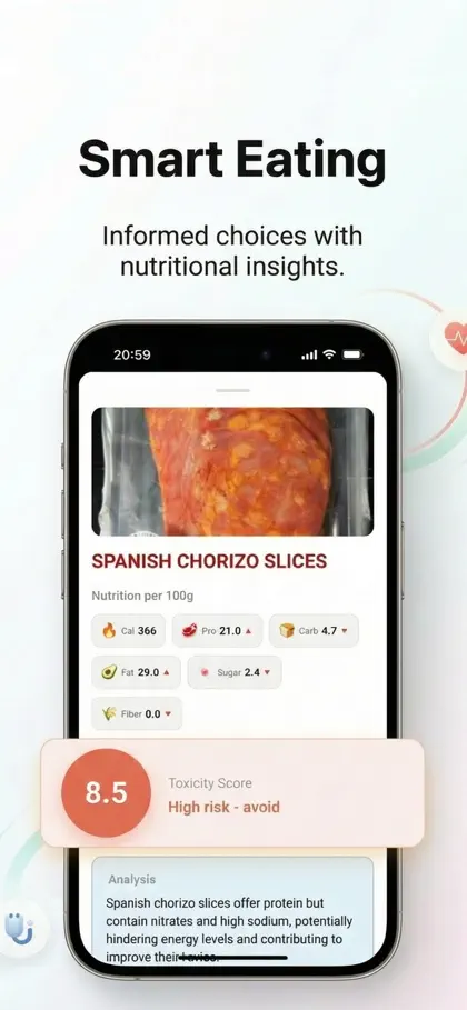 Screenshot 3 di 3 di Vireo - Processed Food Scanner