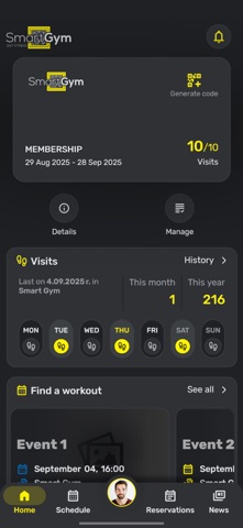 Smart Gym 24/7 Screenshot 1 of 4