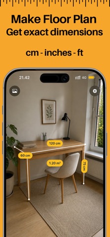 Measuring tape: Ruler & Level Screenshot 2 of 9