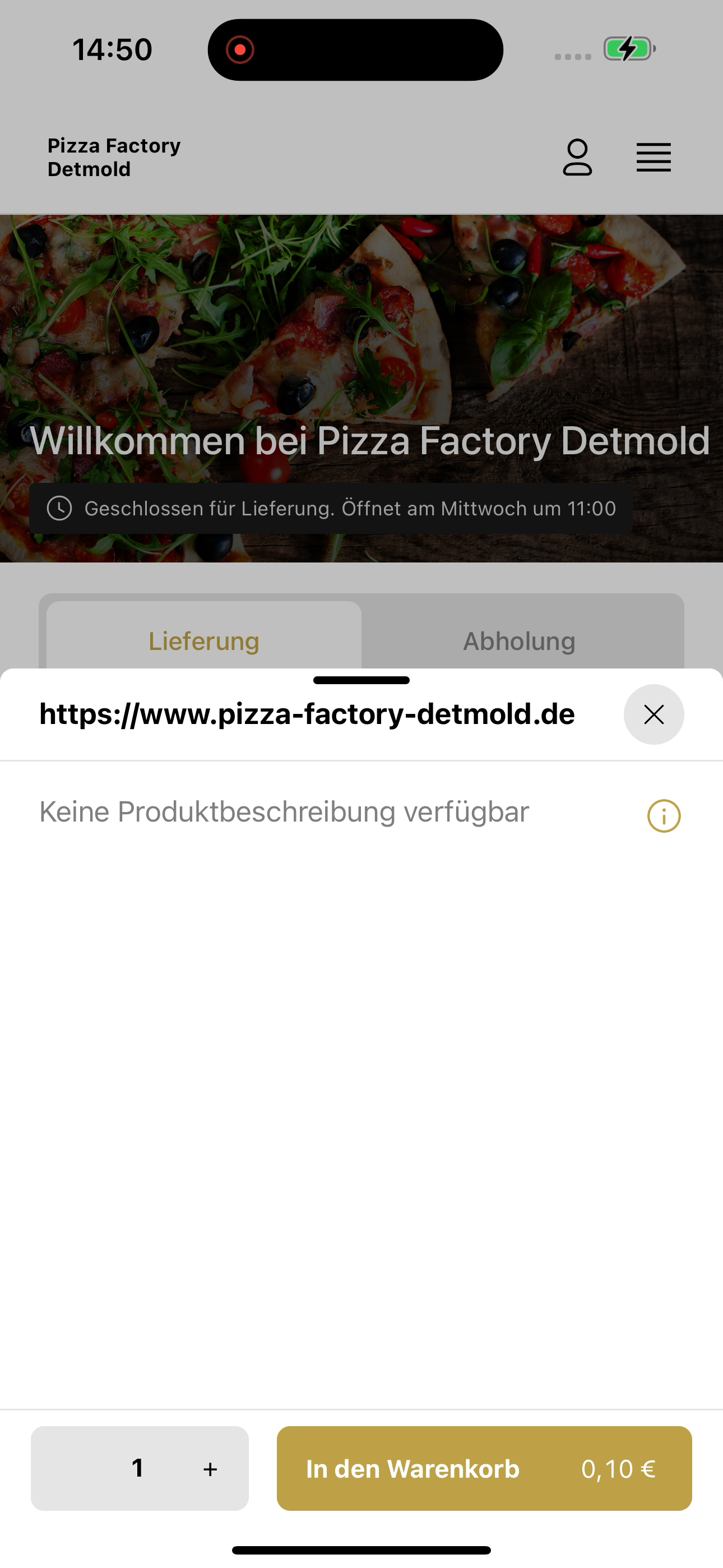 Pizza Factory Detmold screenshot 8