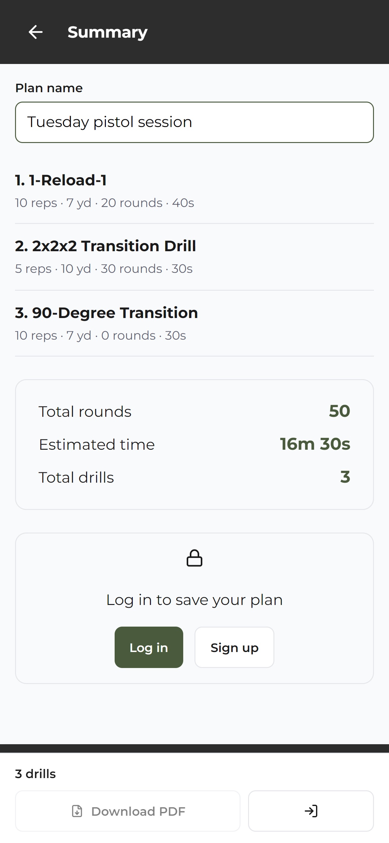 Screenshot 1 of DrillLane: Shooting Drills
