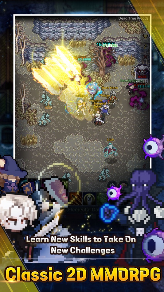 #1. ELEMENTAL: 2D MMORPG (iOS) 由: DAERI SOFT