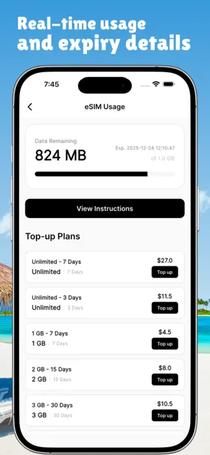 Simific: eSIM Travel Data screenshot 3